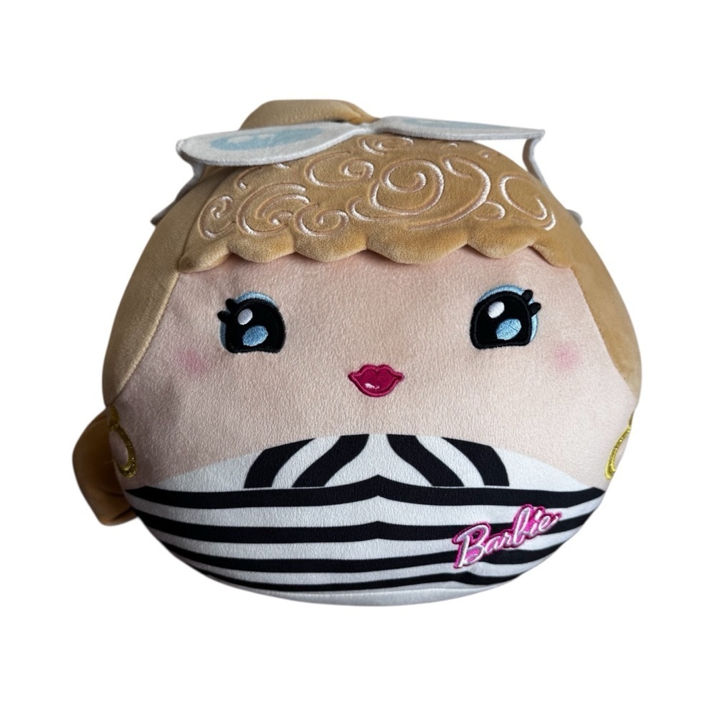 Barbie Cuutopia 10” Plush Black & White Striped Outfit Swimsuit Soft Stuffed Toy